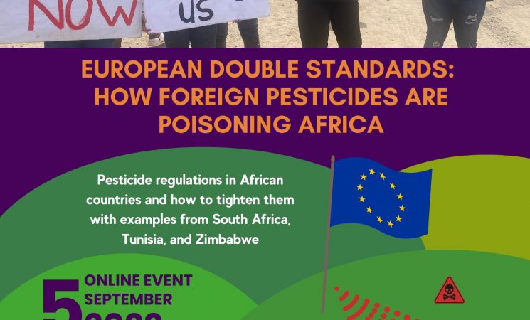 ONLINE EVENT: EUROPEAN DOUBLE STANDARDS: HOW FOREIGN PESTICIDES ARE POISONING AFRICA