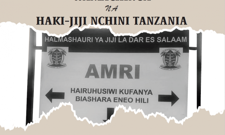 E-BOOK: Wamachinga na Haki-Jiji Nchini Tanzania