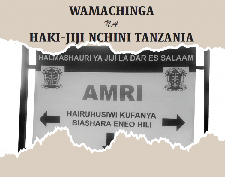 E-BOOK: Wamachinga na Haki-Jiji Nchini Tanzania