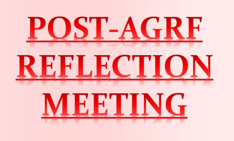 INVITATION: Post-AGRF Reflection Meeting