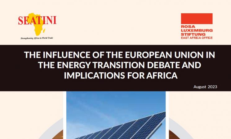 STUDY: THE INFLUENCE OF THE EUROPEAN UNION IN THE ENERGY TRANSITION DEBATE AND IMPLICATIONS FOR AFRICA
