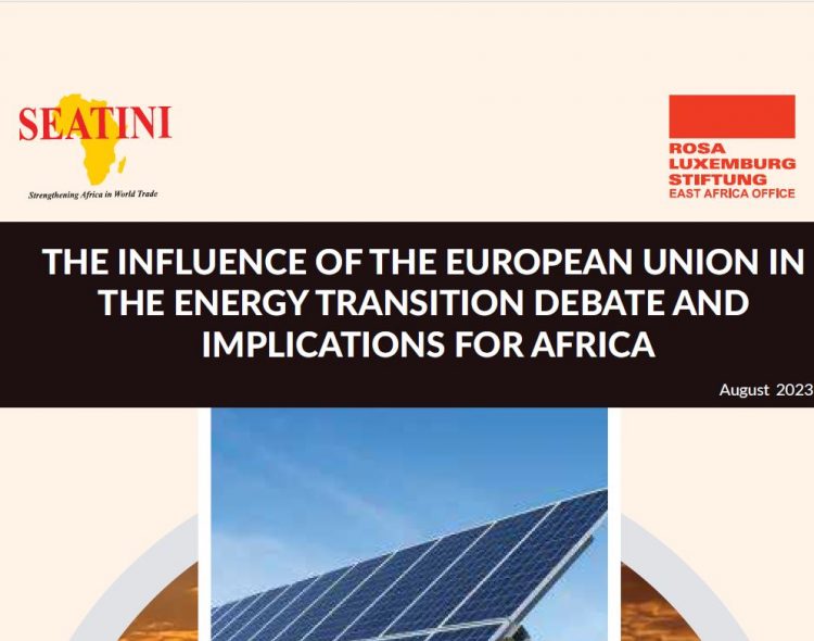 STUDY: THE INFLUENCE OF THE EUROPEAN UNION IN THE ENERGY TRANSITION DEBATE AND IMPLICATIONS FOR AFRICA